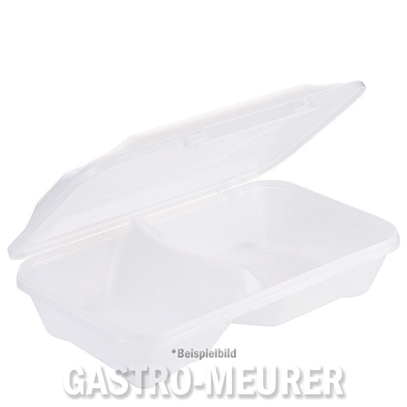 WE*TURN Menüschale GN 1/4 Food Box mit einem Fach, 23 x 23,5 x 9,5 cm, weiß 1180/140